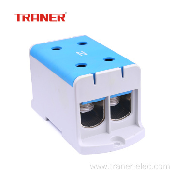 240mm2 Aluminum Universal Terminal Block Blue 2 poles